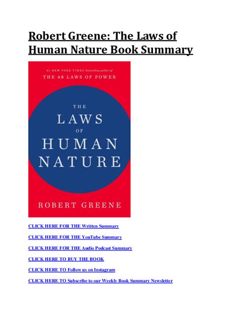 The Laws of Human Nature - Robert Greene PDF - PDFCOFFEE.COM