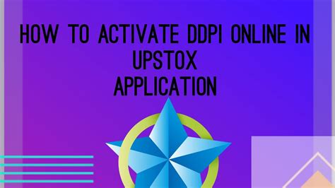 How To Activate DDPI Online In UPSTOX Application YouTube