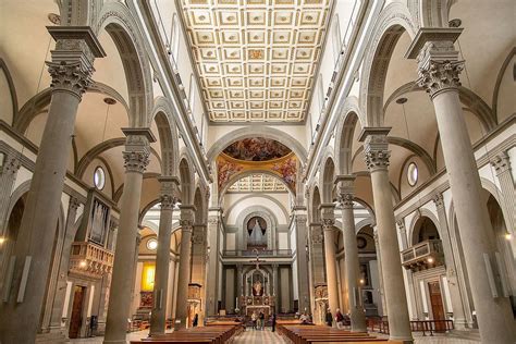 Basilica Di San Lorenzo Looking Toward The Altar Category Interior