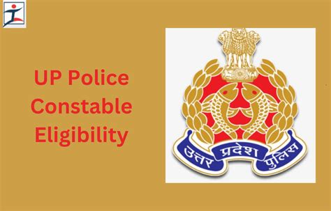 UP Police Constable Age Limit 2024 Check Eligibility Criteria