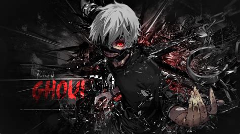 Wallpaper Tokyo Ghoul Kaneki Ken Anime 1366x768 Shanil 1370177