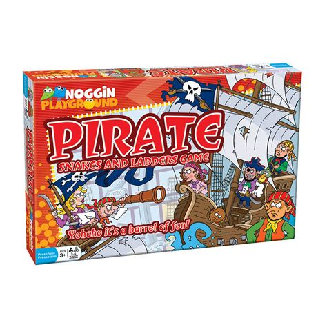 Noggin Playground Pirate Snakes and Ladders Game, Color: Multi - JCPenney