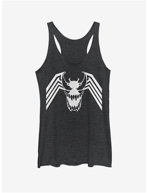 Marvel Venom Symbol Face Girls Tank Black Hot Topic