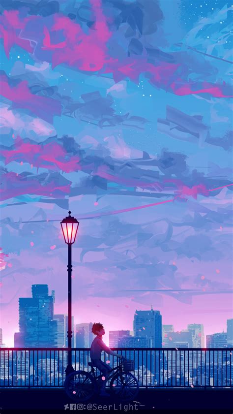 1082x1920 City 4k Anime Art 1082x1920 Resolution Wallpaper Hd Artist