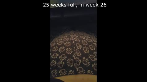 Baby Moving In Womb At 25 WEEKS YouTube