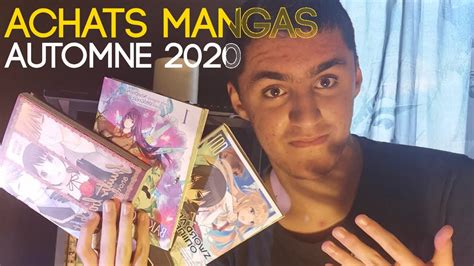 Achats Mangas Automne 2020 Nonoice YouTube