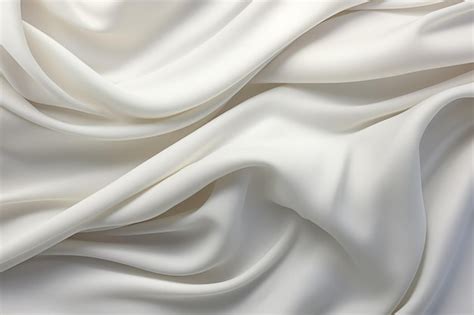 Textura De Tela De Seda Blanca Y Suave Foto Gratis