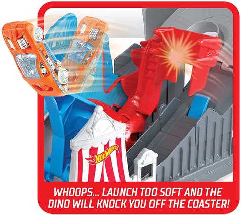 TOR HOT WHEELS ZESTAW DINOZAUR MATTEL PĘTLA GBF93 Ulubiony bohater Hot wheels Zabawki Tory
