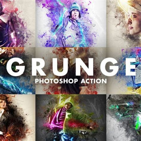 Grunge Photoshop Action – MasterBundles