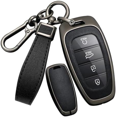 Amazon SANRILY PU Leather 4 5 7 8 Button Key Fob Cover Fit For