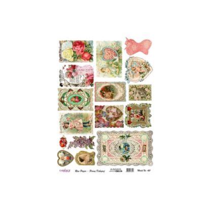 Papel de arroz para decoupage cadence Nº451 Virtualshoponline es