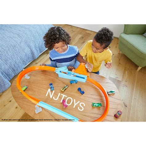 Jual Hot Wheels Track Rapid Raceway Champion Trackset Mainan Trek Mobil Balap Shopee Indonesia