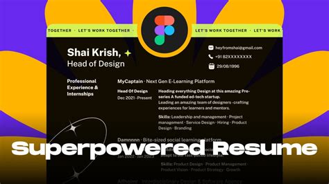 Superpowered Resume Land Your Dream Design Job