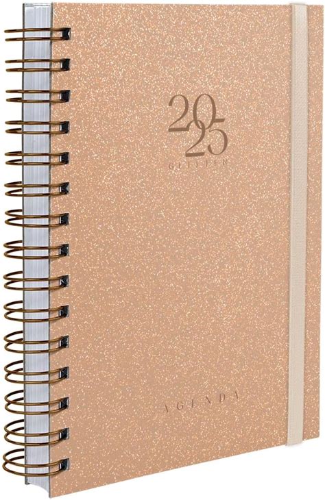 Agenda Plus Capa Dura Spot Glitter Cores Nude Amazon Br