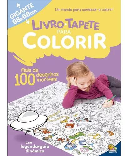 Livro Livro tapete Para Colorir Mais De 100 Desenhos Incrí MercadoLivre