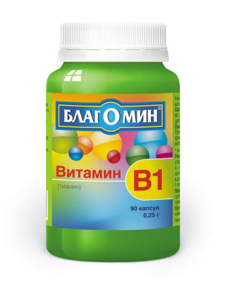 БАД ООО "ВИС" - "Благомин" Витамин B1 (тиамин) | отзывы