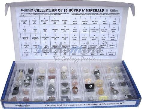 Rocks And Minerals Collection Kit Rocks And Minerals Sample