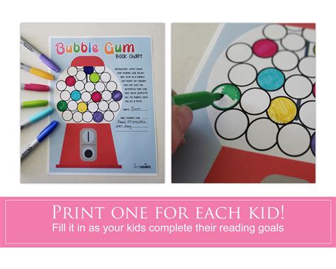 Bubble Gum Kids Reading Chart – mysillysquirts