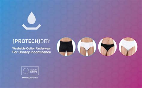 Amazon PROTECHDRY Washable Reusable Urinary Incontinence Cotton