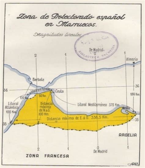 Figure La Situation G Ographique Du Nord Du Maroc Lors Du Protectorat