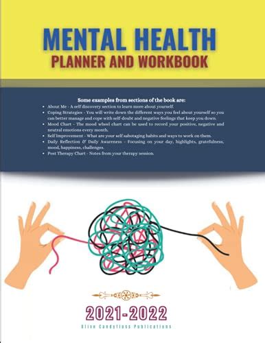 Mental Health Planner And Workbook Mental Health Workbook And Planner