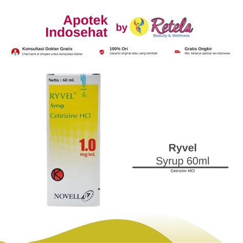 Jual RYVEL SYRUP 60ML Shopee Indonesia