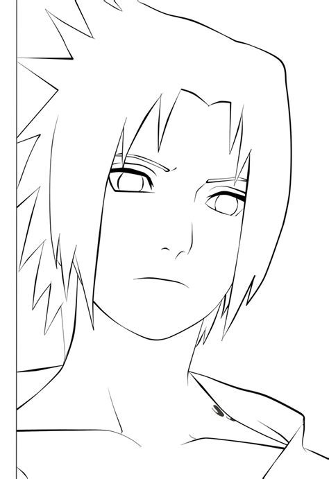 Sasuke Lineart By Plaitum On DeviantArt