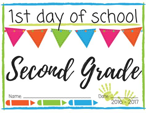 First Day of School Printable Signs