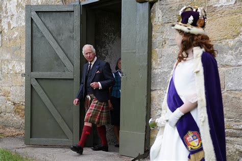 The King Meets ‘queen Scotland On His First Scottish Visit Post