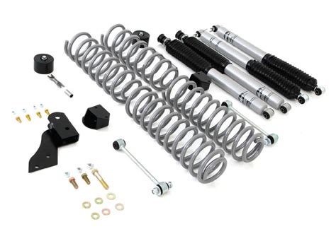 Rubicon Express 2 5in Standard Coil System W Mono Tube Shocks JK