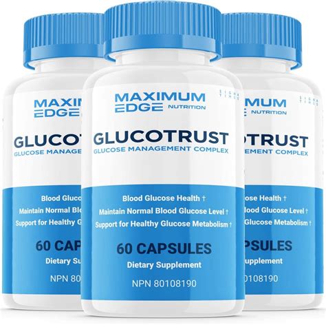 Pack Glucotrust Capsules Pills Gluco Trust Pills Capsules