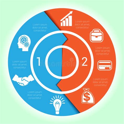 Diagrama Cíclico De La Plantilla Para La Posición De Infographic Ocho