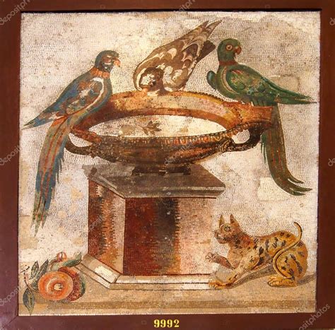 Ancient mosaic from Pompeii — Stock Photo © valipatov #22869846