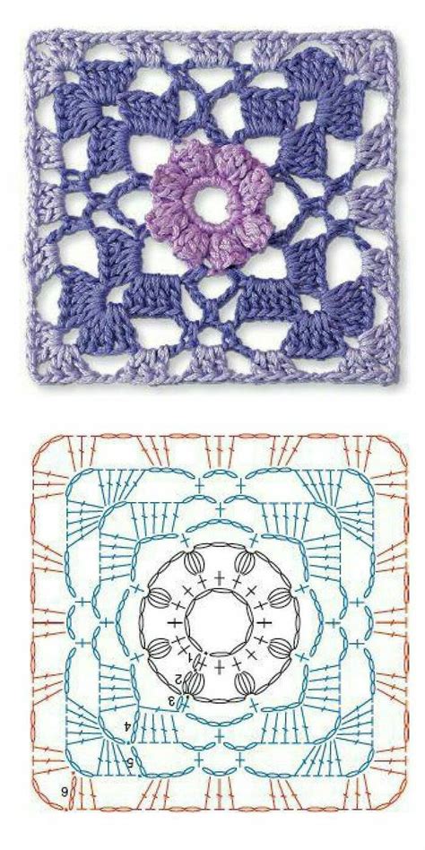 Moduli Quadrati A Uncinetto Tutti Con Schema Grafico Uncinetto