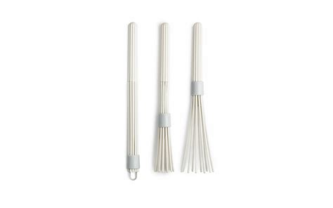 Beater Whisk | Foldable whisk in grey and black