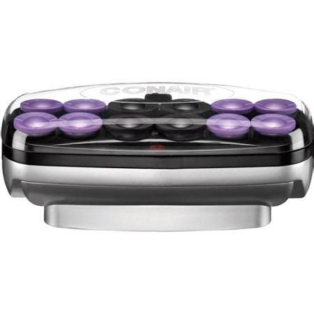 Conair Professional Jumbo And Super Jumbo Ceramic Hot Hair Rollers 12 Piece Set Blue CHV14XR