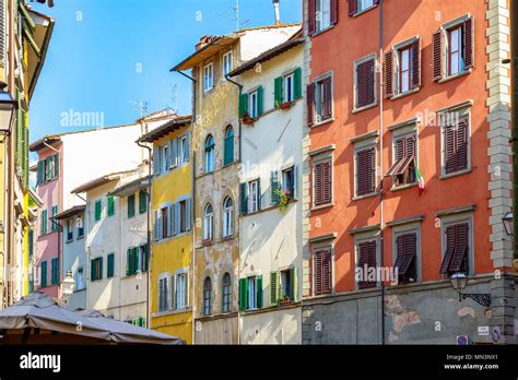 facade  residential buildings  florence italy stock photo alamy
