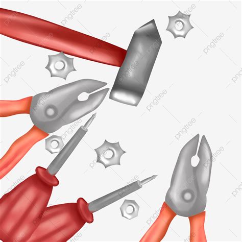 Labor Day Red Tools Labor Day Red Tool Png Transparent Clipart Image