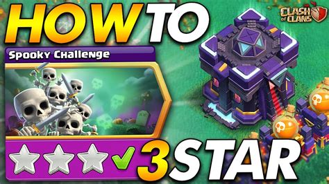 How To Star The Spooky Challenge Clash Of Clans Youtube