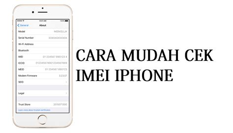 Cara Cek Imei Iphone Homecare24