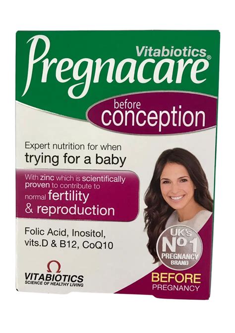 Vitabiotics Pregnacare Conception Tablets 30 Tabs Adrian Dunne Pharmacy