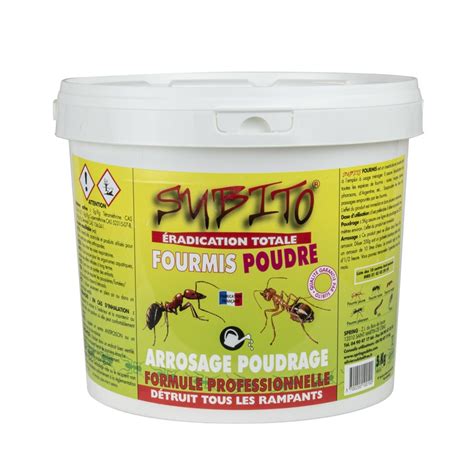 Subito Poudre Anti Fourmis Pour Lext Rieur Kg