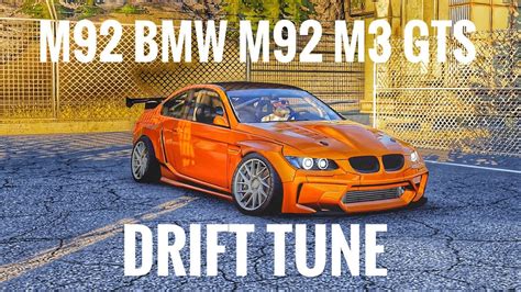 M92 BMW M92 M3 GTS Gameplay CarX Street Tune Drift CarX Street 1 2