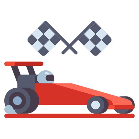 Racing car Flaticons Flat icon