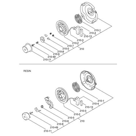 Recoil Starter Assembly For Robin Subaru Ex Engines L S Engineers