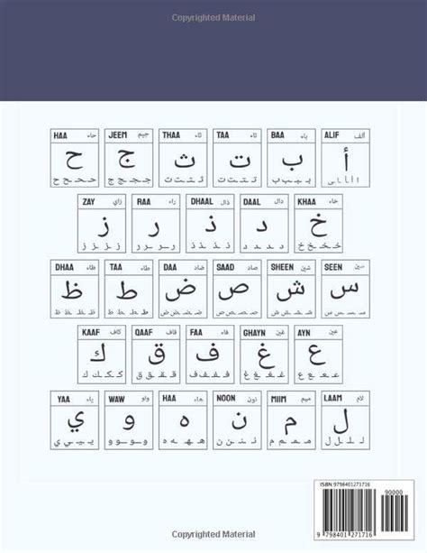 Arabic Letters Practice For Beginners Arabic Alphabet Handwriting