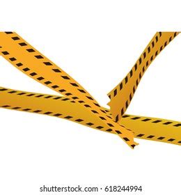 Police Yellow Tape Stock Vector (Royalty Free) 618244994 | Shutterstock