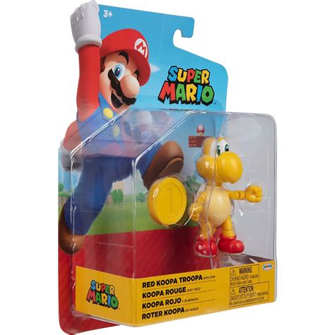 🔥成品潮玩🔥 Jakks Nintendo 任天堂 Super Mario 超級瑪利歐 4吋公仔 Red Koopa 蝦皮購物