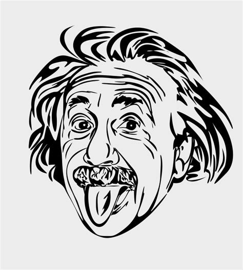 Albert Einstein vector portrait Corel Draw 2017 by Budzianowskib on ...