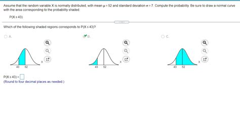 Solved Assume That The Random Variable X Is Normally Chegg